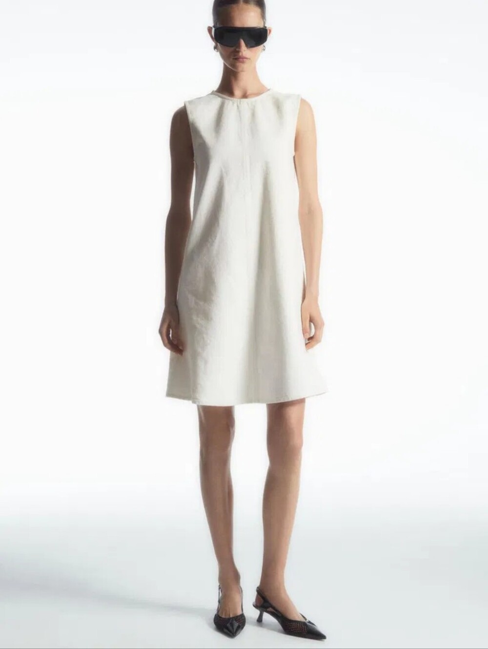 NWT COS Paneled Denim Shift Dress